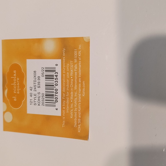 NWT St. Nicholas Square Holiday Sign - Picture 2 of 3